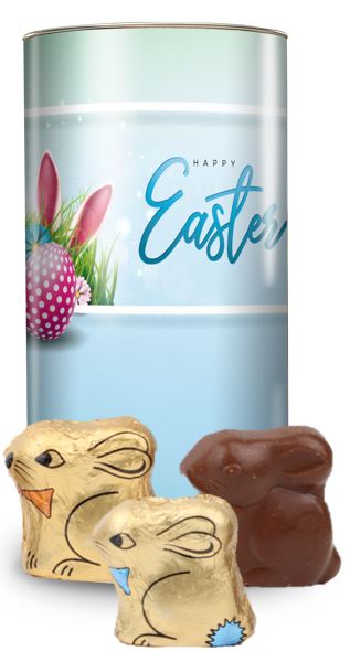 100g size tube with creme filled bunnies 185g