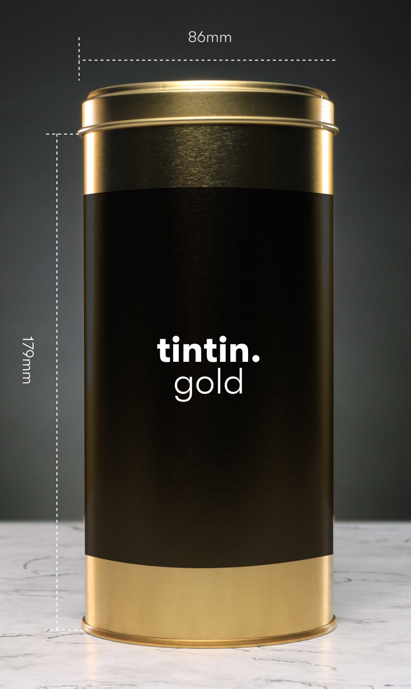Tintin Gold Tube Visual