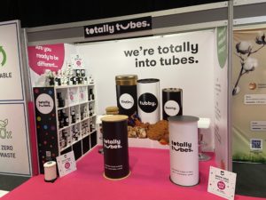 totally tubes exhibition stand at merchandise world